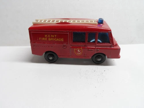 LAND ROVER FIRE TRUCK NO57 MATCHBOX SERIES BY LESNEY