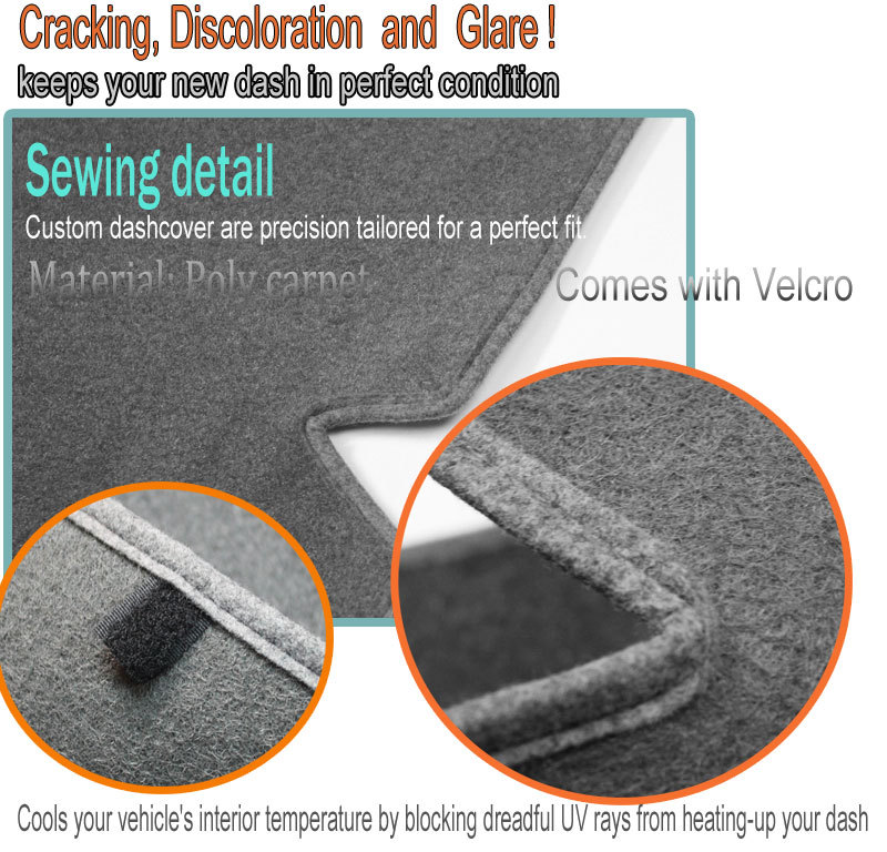 1997-1998 Chevy Silverado Dash Cover - Taupe Dashboard Pad, Exact Fit, Protects & Renews