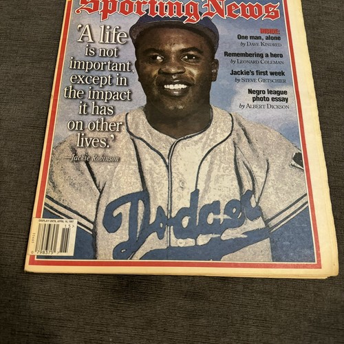 The Sporting News 97 Jackie Robinson Hero Remembering Negro League MLB Baseball - Picture 7 of 12