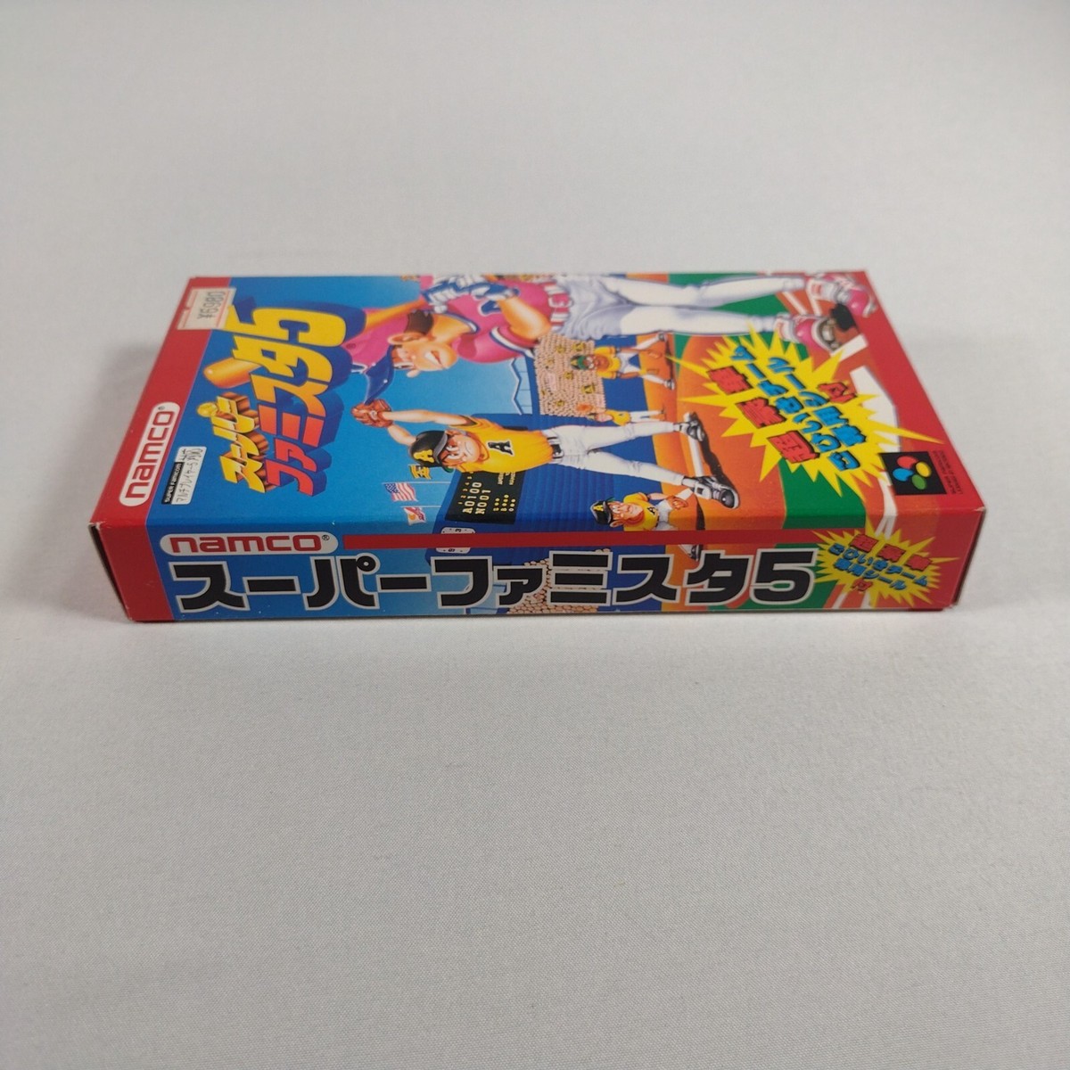 Japanese Super Famista 5 Family Stadium Super Famicom Japan Boxed
