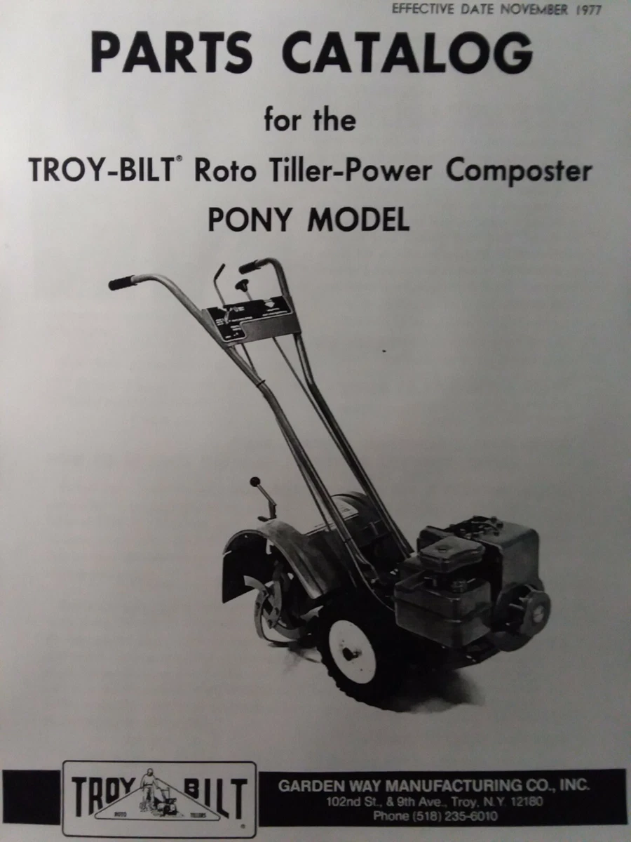 Troy Bilt Pony Roto Tiller Compost