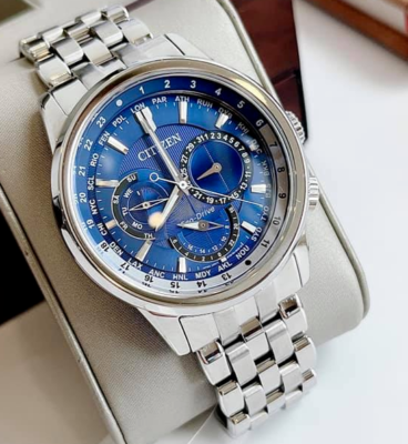 Citizen Eco-Drive Calendrier Stainless Steel Men's Watch BU2021