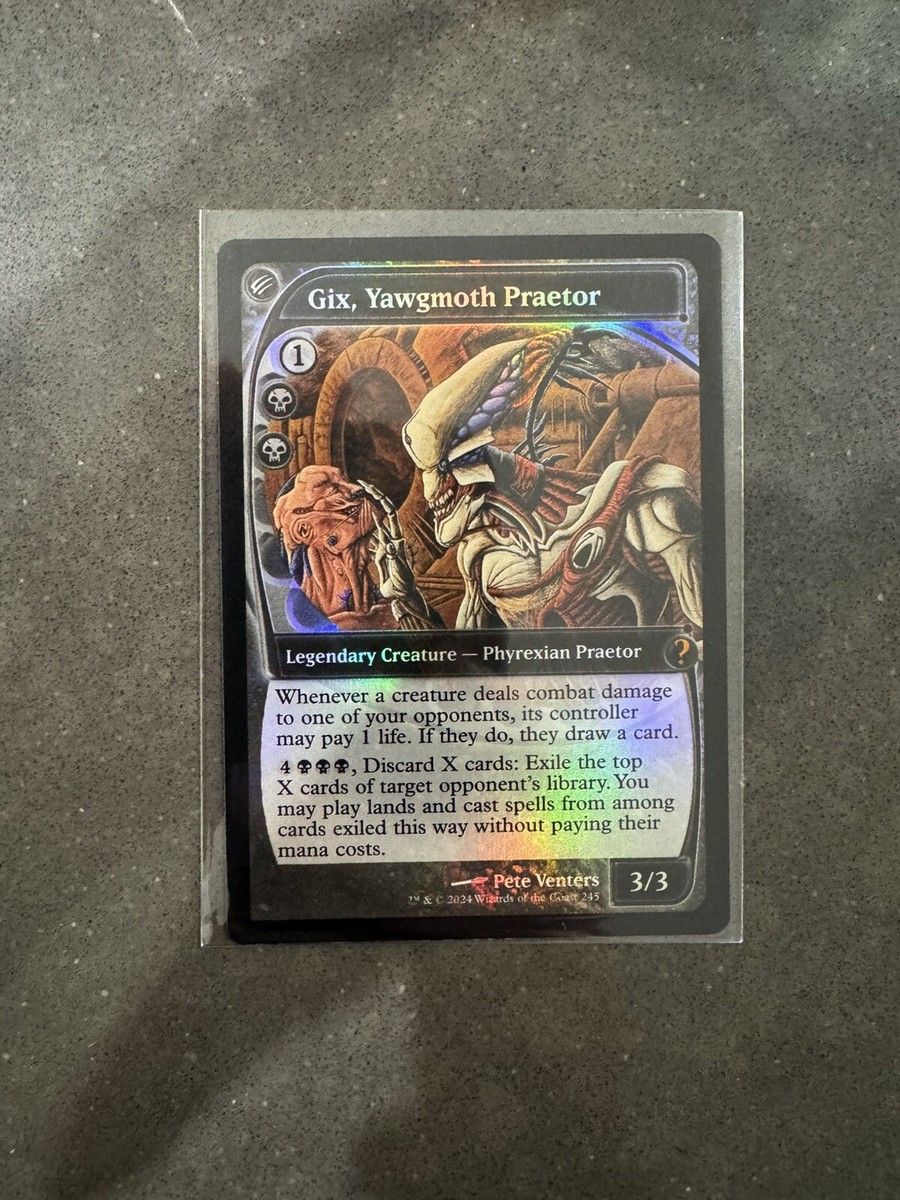 MTG Gix, Yawgmoth Praetor Future Sight foil Mystery Booster