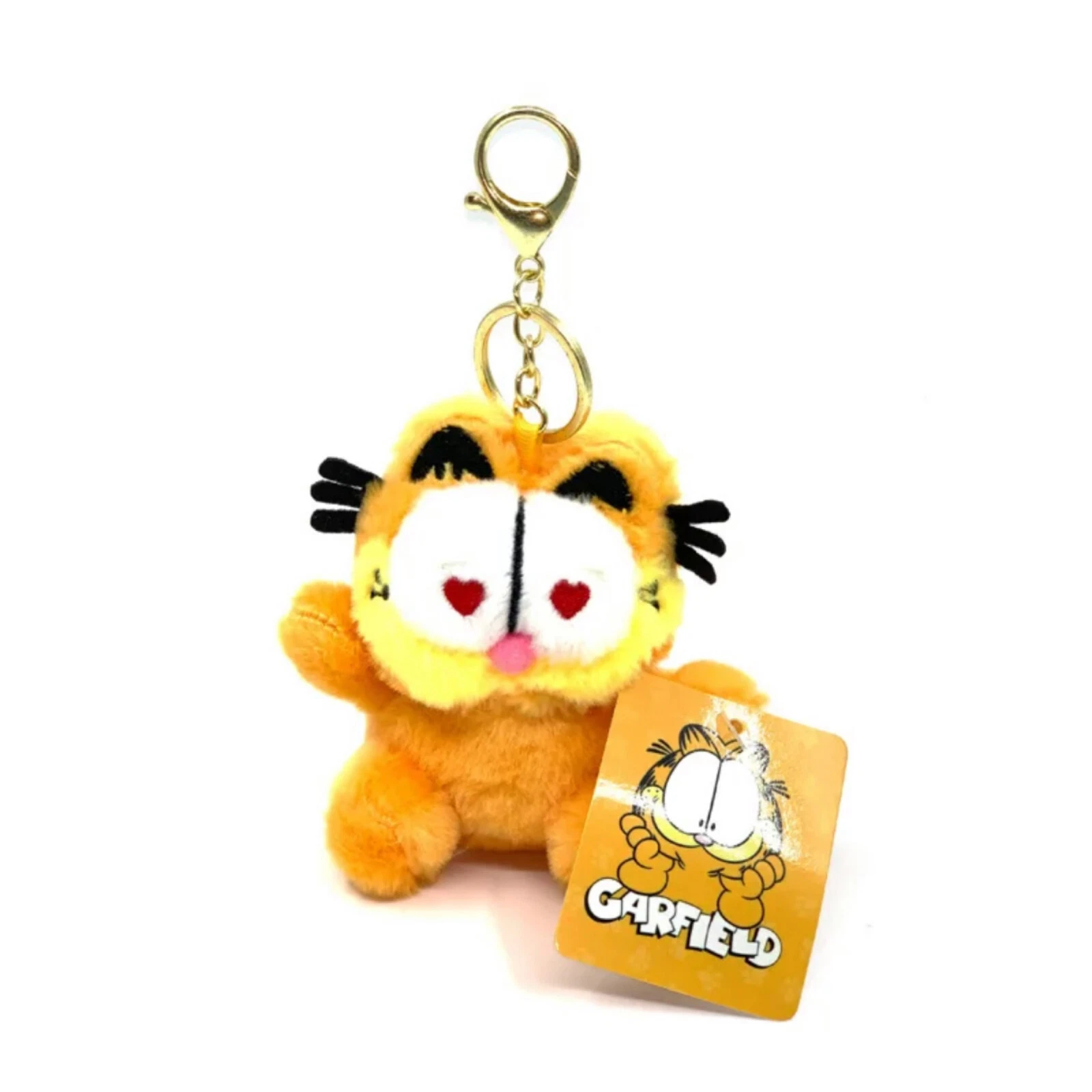 4 Inch Mini Cute cartoon Garfield plush doll keychain Christmas Pendant 4 Inch Mini Cute cartoon Garfield plush doll keychain Christmas Pendant