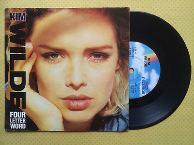 Kim Wilde - Four Letter Word / She Hasn't Got Time For You, MCA KIM-10 Ex/Ex