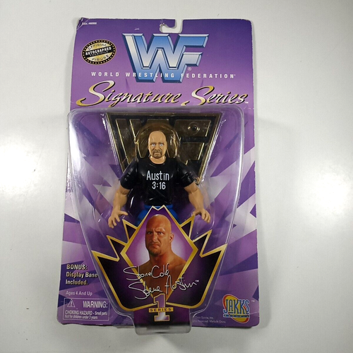 Lot of 3 1997 Stone Cold Steve Austin JAKKS Figures WWF Signature - Picture 5 of 11