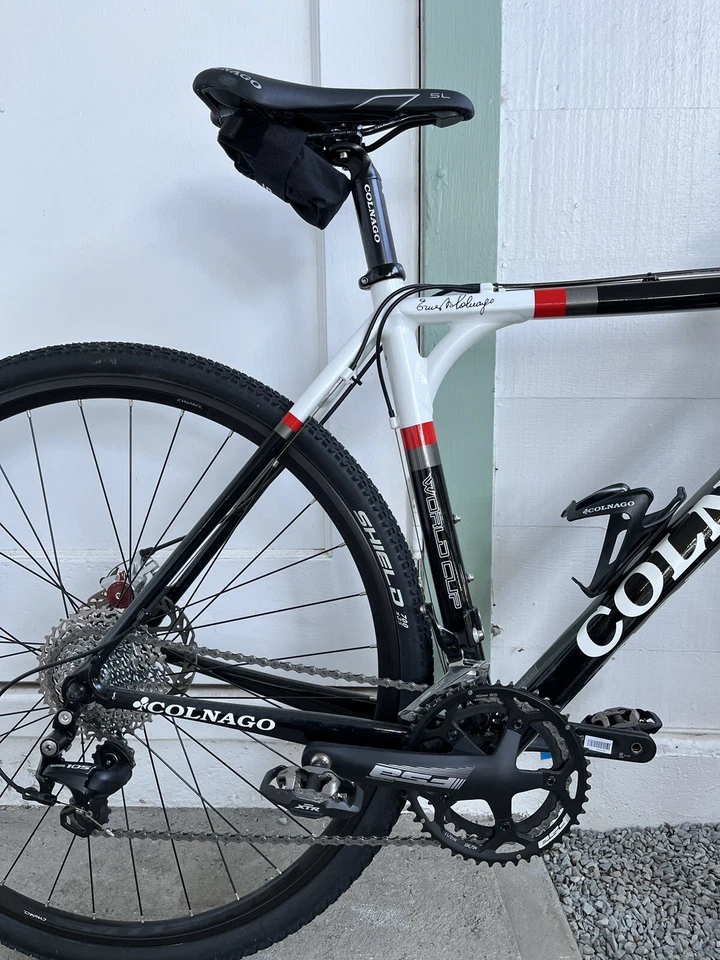 Colnago World Cup SL Disc 105 50cm - Upgraded, Lightly Used Cyclocross Bike - Image 2 of 4