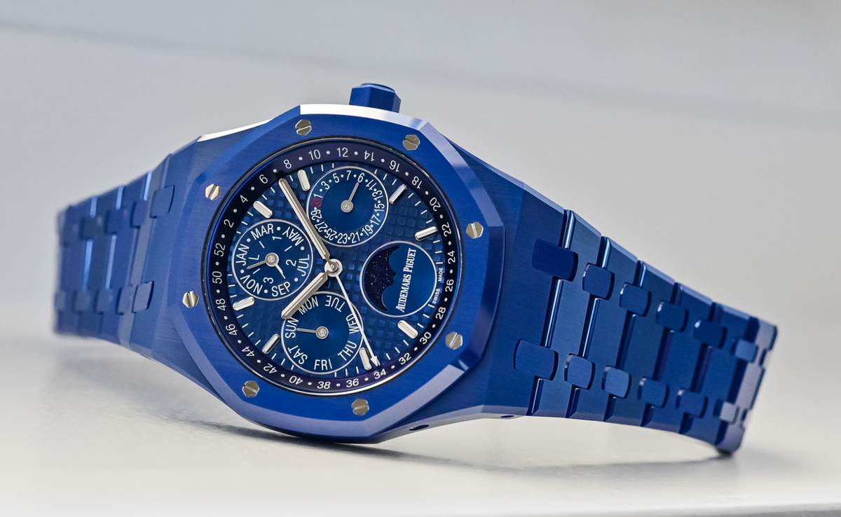 AP Royal Oak Perpetual Calendar Blue Ceramic 26579CS.OO.1225CS.01