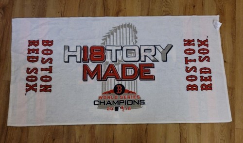Boston Red Sox 2018 World Series Champions Wende Badetuch Neu 40x21 - Bild 10 von 10