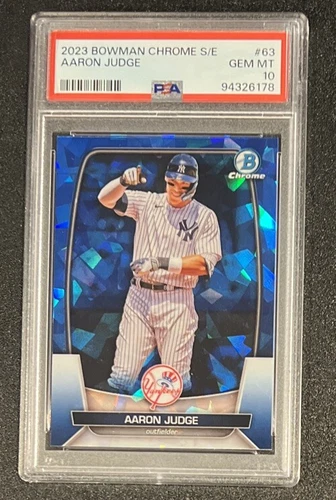 2023 Bowman Chrome Sapphire Edition #63 Aaron Judge PSA 10 GEM-MT Yankees