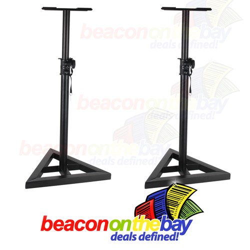 2x Studio Monitor Surround Speaker Floor Stand 1.5m Holder DJ Stage Music Home - Picture 2 of 6