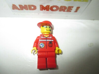 Lego - Minifiguren - Weltraum - Weltraumhafen - Bodenkontrolle, rote Kappe spp007