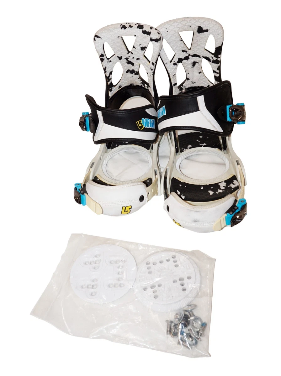 Vintage Burton Mission Smalls Kids Large 4K - 7K - Snowboard Bindings Youth 2012
