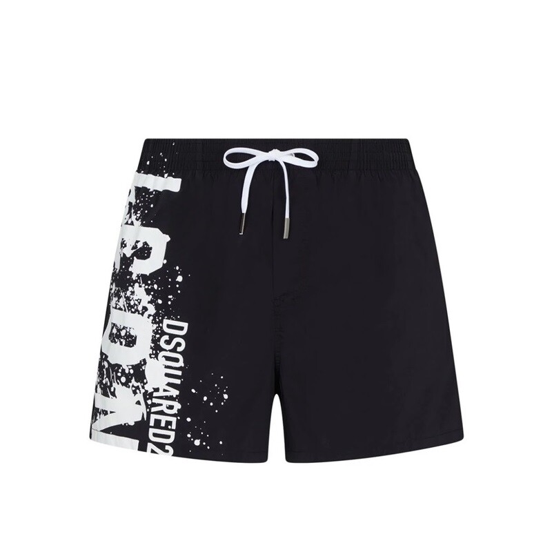Dsquared2 Men's D7B645420 Icon Splash Swim Shorts Logo PE24