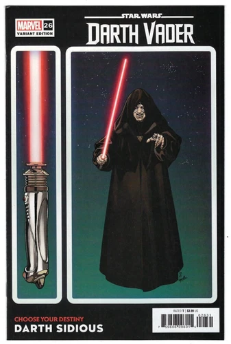 Marvel Comics STAR WARS DARTH VADER #26 Choose Your Destiny Darth Sidious cover