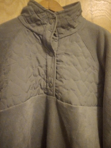 Hippie Rose Olive Green Fleece Pullover Button Up Sweater Girl's Size XL NEW - Picture 2 of 5