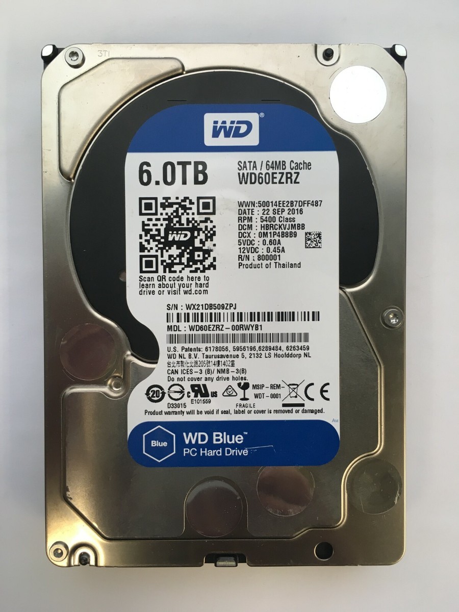 内蔵型ハードディスクドライブ 6TB WesternDigital HDD WD60EZRZ #13 6TB WesternDigital HDD WD60EZRZ #13 Western Digital 6TB 3.5