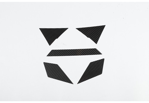 5×Carbon Fiber Front Face Panel Decor Trim For Polaris RZR PRO XP Uitimate 2021+ - Foto 9 di 10