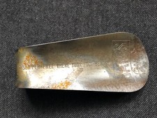 Vintage BATES ORIGINALS Metal Hand Held Show Horn SLIPPER FREE WHERE FOOT BENDS