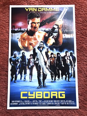 Cyborg Filmplakat Poster 39x60cm, Jean Claude Van Damme, US Reprint