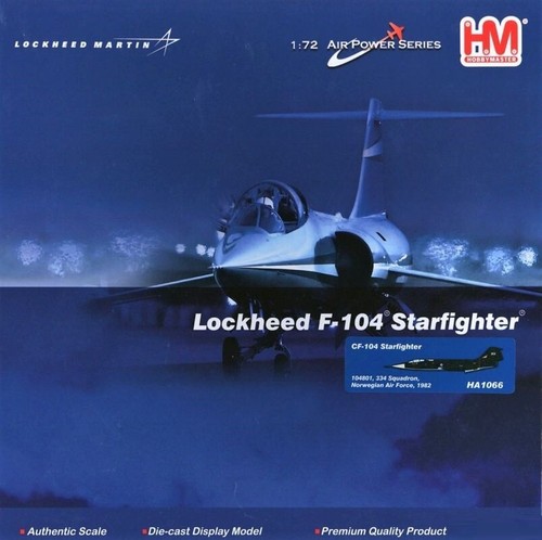 Hobby Master 1:72 HA1066 Canadair CF-104 Starfighter Norwegian Af 334 Sqn - Foto 20 di 23