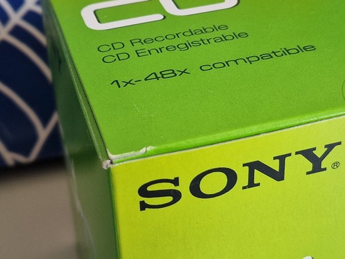 Box of 10 Sony CD-R / 80 MINS / 48X / 700MB Blank Recordable Data Discs CD-R NEW - Photo 3/13