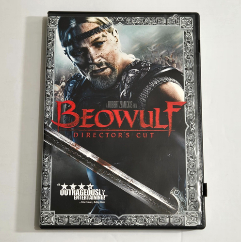 Beowulf DVD 2008 Unrated Directors Cut Anthony Hopkins John Malkovich
