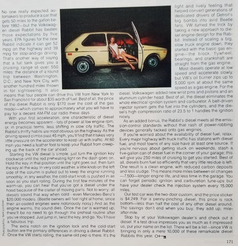 The Rabbit Habit Rare 1977 Volkswagen Rabbit Article with Photo - Picture 3 of 3