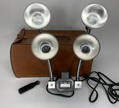 MAYFAIR FLEXMASTER Movie Camera Light With Vintage Working Handle STEAMPUNK  Case