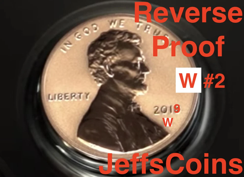 All 2019 W Lincoln Penny BUNDLE  Proof 1 Reverse 2 UNC 3 Shield Cents W Set - Image 3 of 4