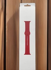 Apple Watch Sport Band Strap Rubber 44mm Red NEW IN BOX Fast Shipping