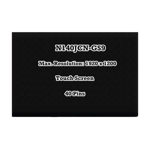 16:10 LED LCD On-Cell Touch Screen Display N140JCN-GS9 CMN1417 1920x1200 40Pins - 第 1/5 張圖片