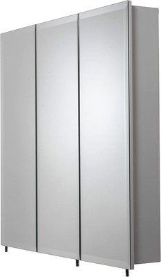Croydex Heacham 30-Inch x x - Triple Door, White Steel