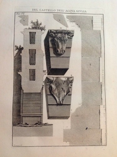 Giovanni Battista Piranesi- Acquaforte "Elevazione del muro " - Foto 1 di 3