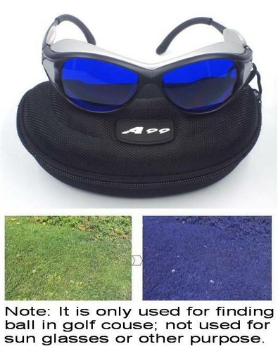 A99 Golf Ball Finder Glasses Silver Frame E-2 great Gift!