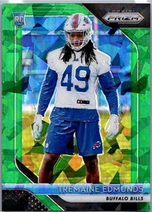 2018 Panini Prizm - Rookie Green Cracked Ice #247 Tremaine Edmunds /75