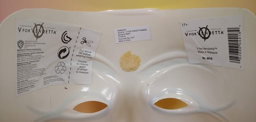 V for Vendetta Guy Mask Anonymous Mask Halloween Costume WB DC Comics 1 size - Picture 3 of 3