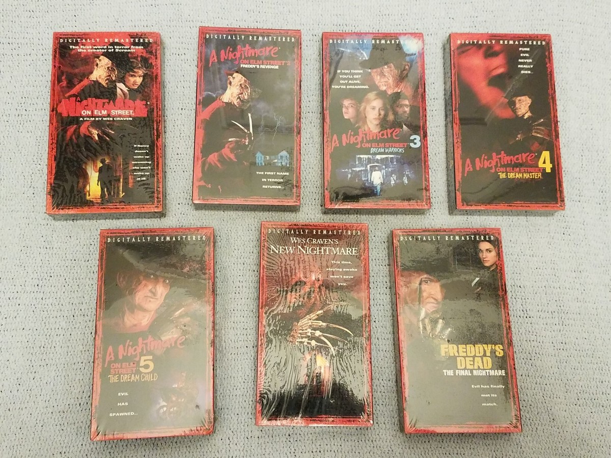 The Nightmare on Elm Street Collection (VHS, 1999, 7-Tape