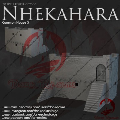 Common House 3 - Nhekahara - Dark Realms Terrain Wargaming D&D DnD
