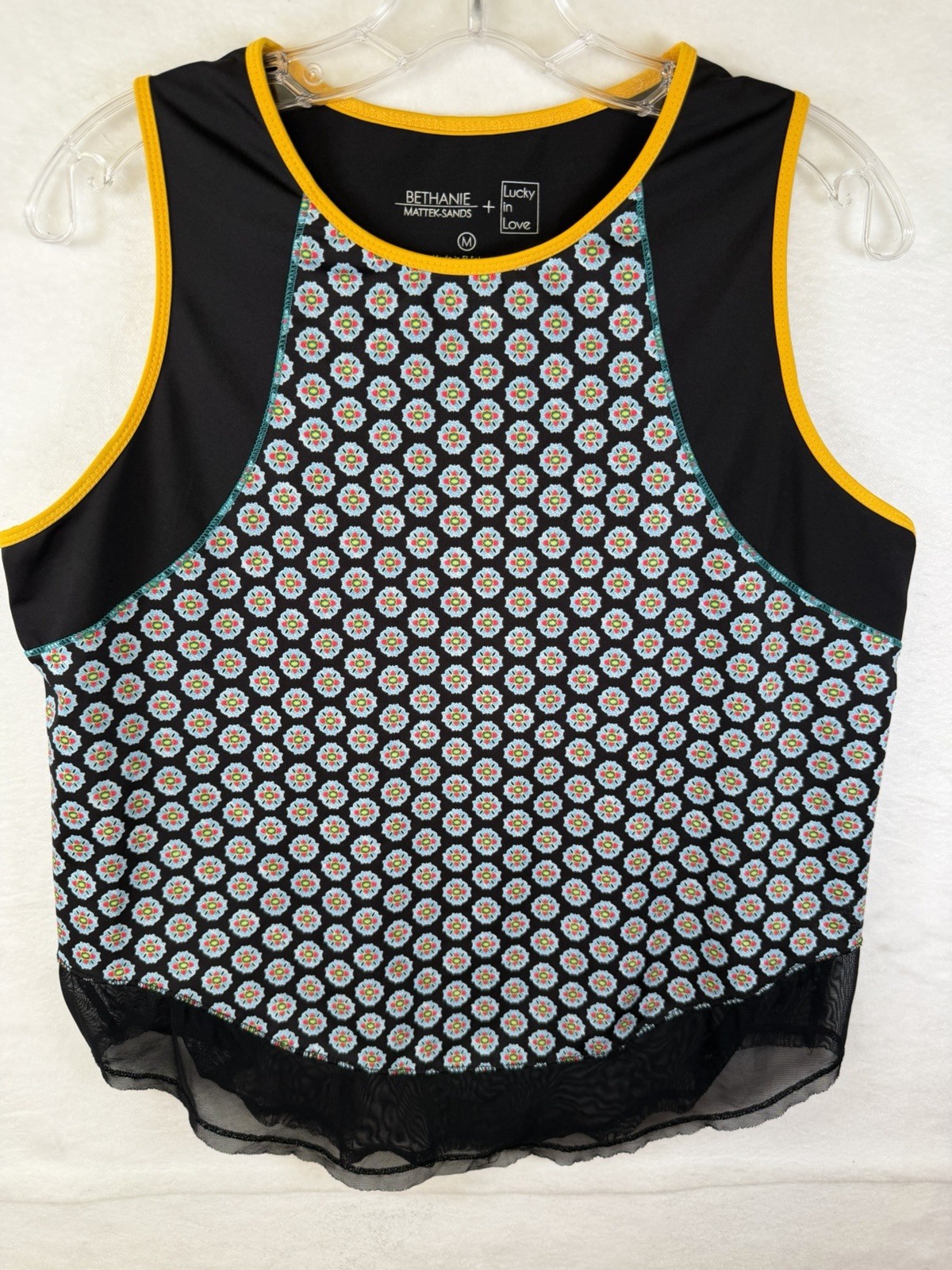 Ensemble Débardeur Et Jupe (Skort) LUCKY IN LOVE X Bethanie Mattek Sands - Taille M - Noir/Gris - Occasion Très Bon État