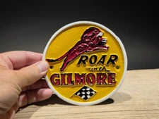 4 1/2" Metal Gilmore Gasoline Oil Plaque Sign