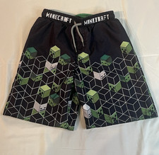 Minecraft Boys 2-Piece Rash Guard Swim Set UPF-50 Shirt Shorts