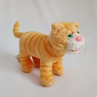 2001 Little Entertainment 6 Zoll Ginger & Orange Plüschkatze von Hasbro