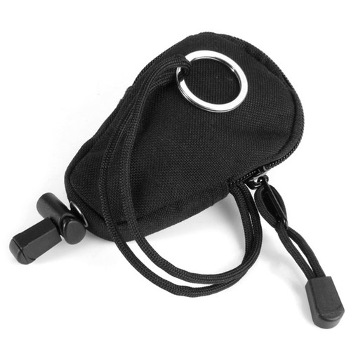 Outdoor Coin Wallet Travel Key Pouch with Built-in Ring Change Purse Bag - Picture 9 of 11