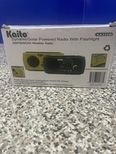 Dynamo/Solar Powered Weather Radio with Flashlight AM/FM/NOAA KA332 Emergency