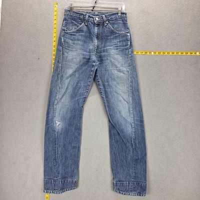 Vintage Levis Engineered Jeans Mens Blue Twisted Zip Fly Medium Wash Fits 27x30