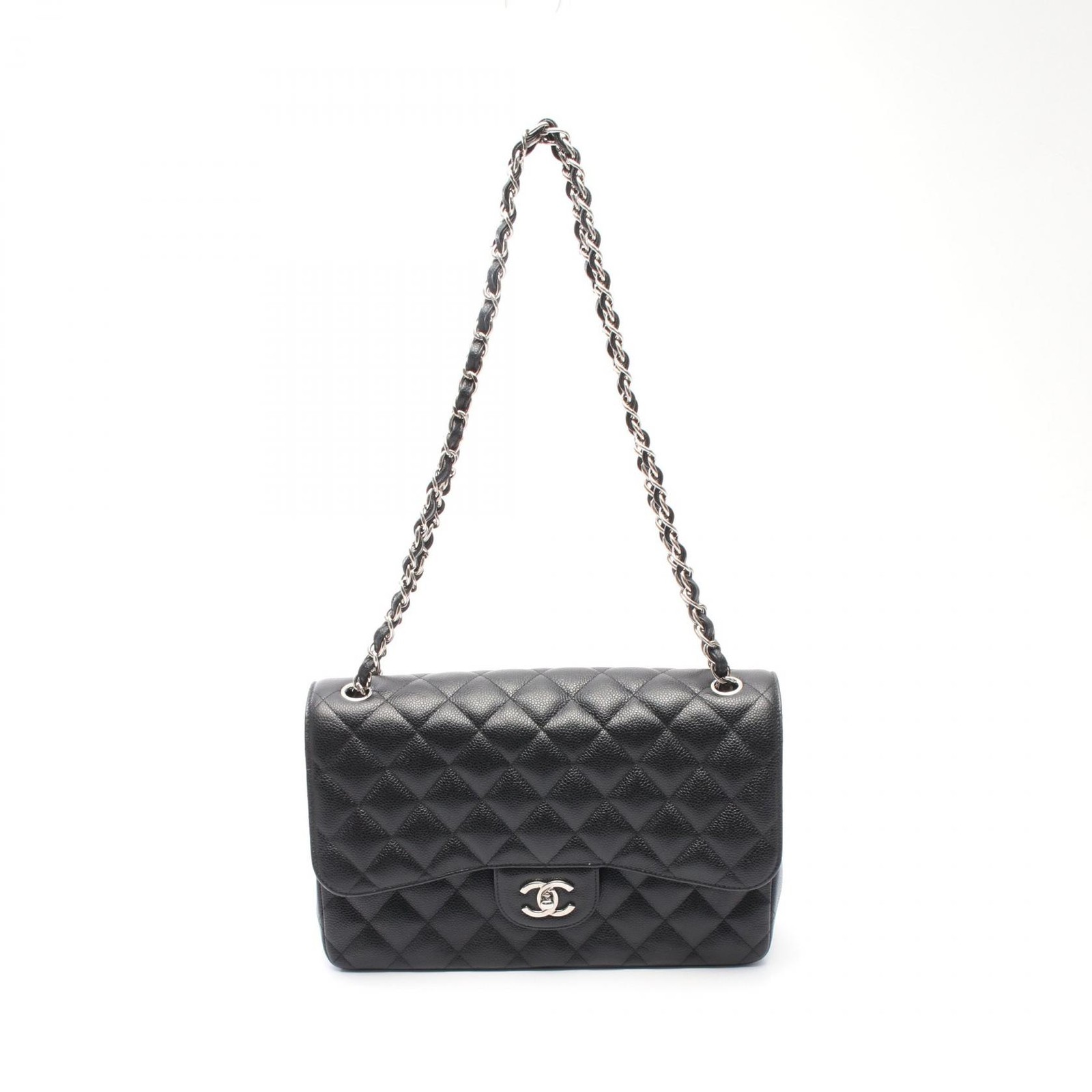 Chanel Classic Large Matelasse 30 Flap Shoulder Bag in Calf Cowhide A58600 -Dg