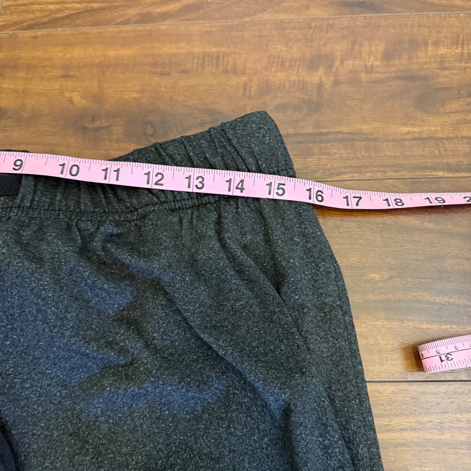 True Religion Men Athletic Shorts Black Heather Drawstring Waist Size M 32/34 thumbnail 8