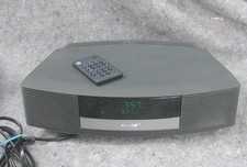Bose Wave Radio II AM/FM Alarm Clock Radio AWR1B2 W/ Remote Tested Working READ