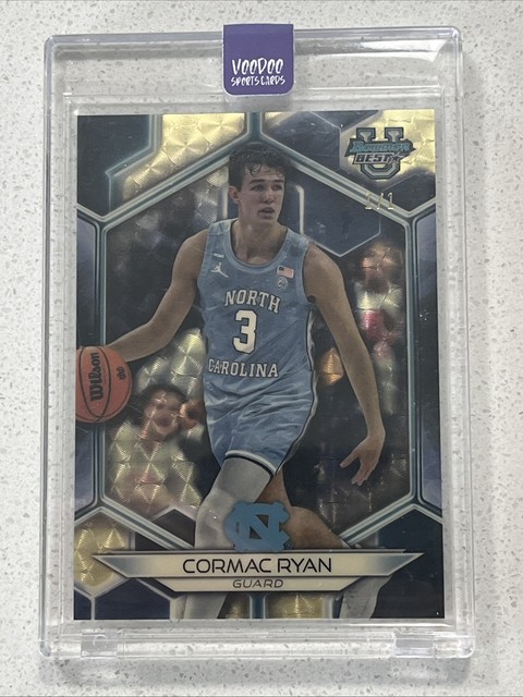 2023-24 Bowman U Best Superfractor Cormac Ryan #22 1/1 UNC North Carolina